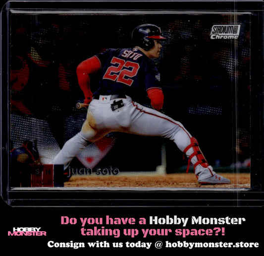 2020 Stadium Club Chrome Juan Soto Washington Nationals