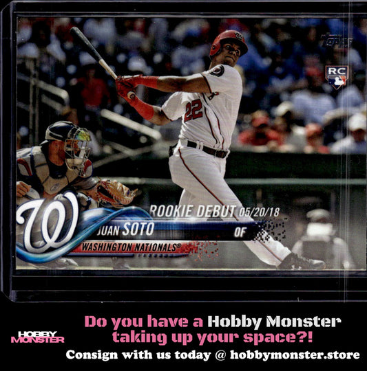2018 Topps Update Juan Soto Washington Nationals