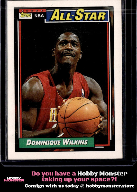 1992-93 Topps Dominique Wilkins Atlanta Hawks