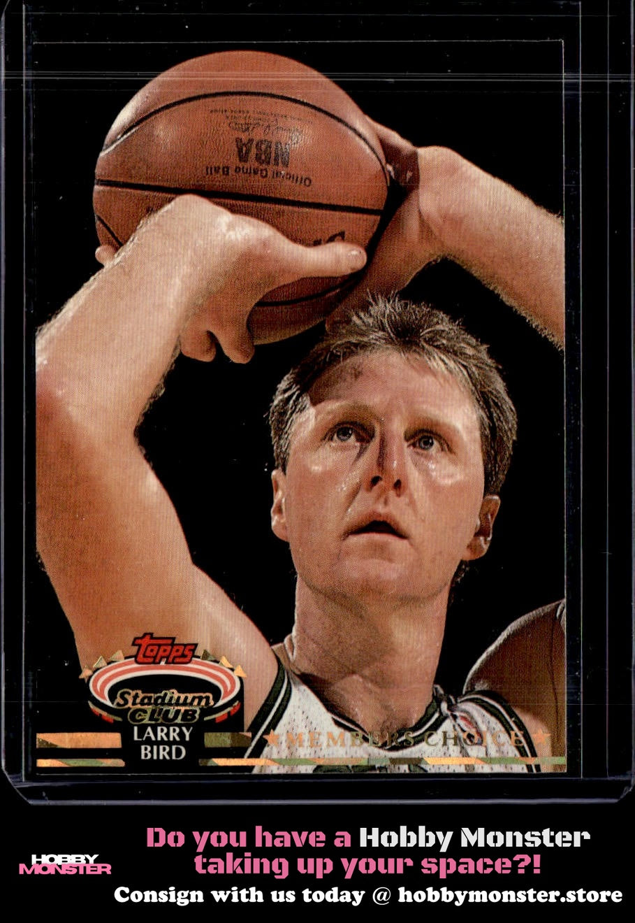 1992-93 Stadium Club Larry Bird Members Choice Boston Celtics
