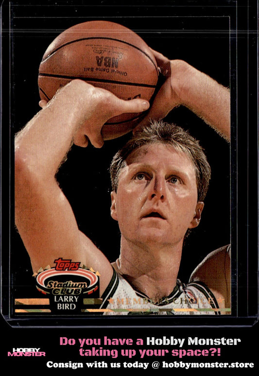 1992-93 Stadium Club Larry Bird Members Choice Boston Celtics