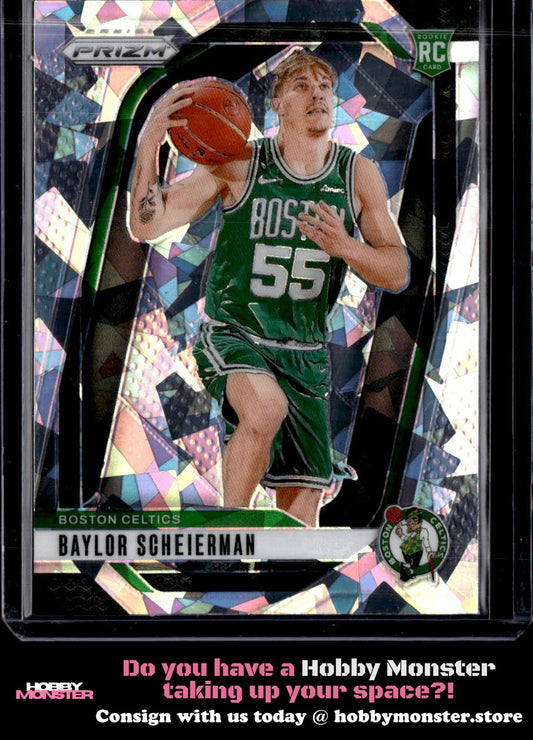 2024-25 Panini Prizm Baylor Scheierman Prizms Ice Boston Celtics