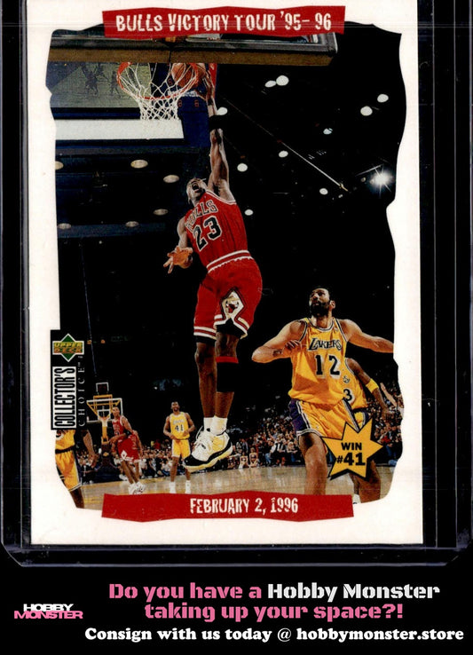 1996-97 Collector's Choice Bulls Victory Tour '95-96: Win #41 Chicago Bulls