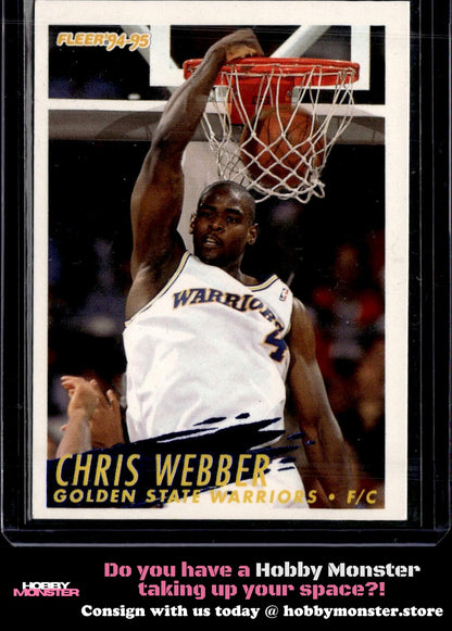 1994-95 Fleer Chris Webber Golden State Warriors