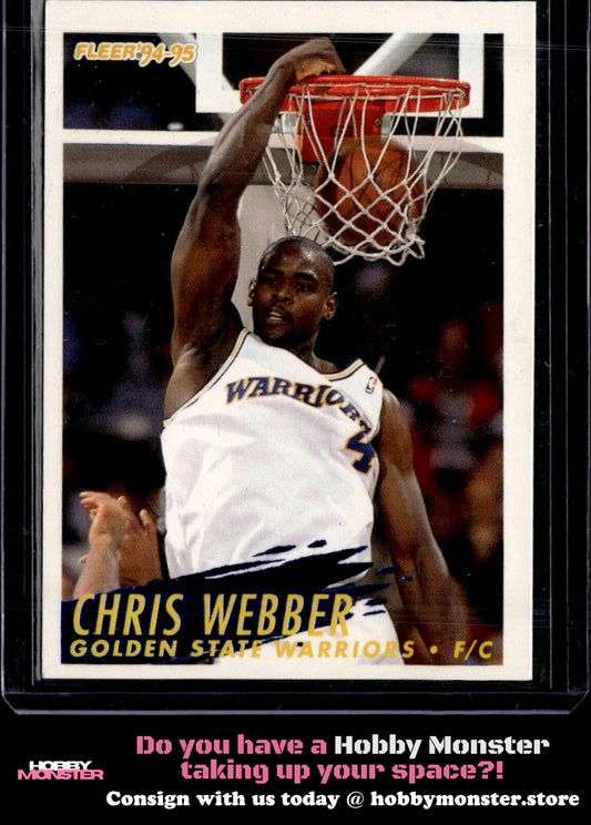 1994-95 Fleer Chris Webber Golden State Warriors