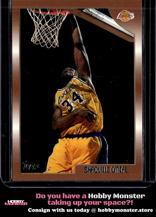 1998-99 Topps Shaquille O'Neal Los Angeles Lakers B