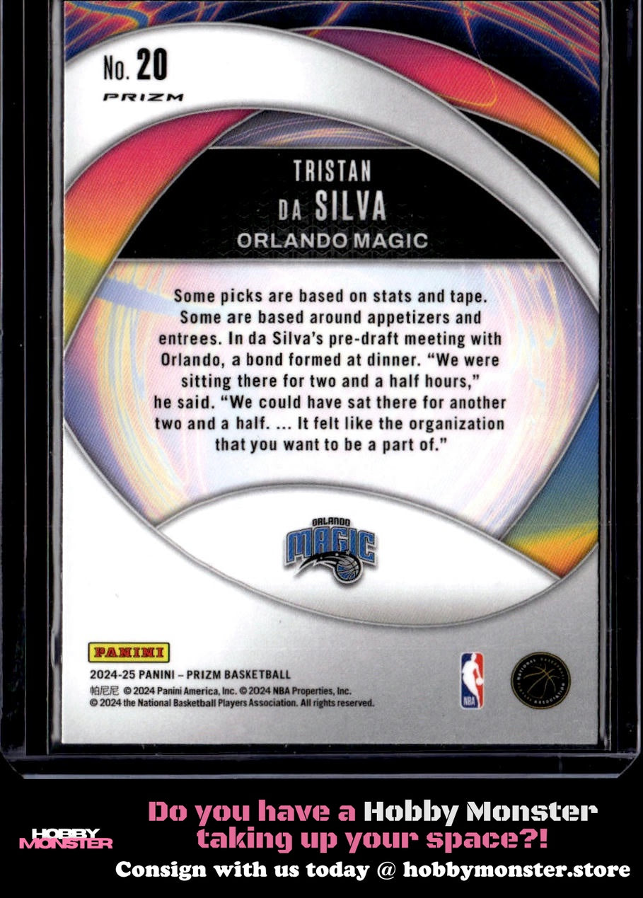 2024-25 Panini Prizm Tristan da Silva Instant Impact Orlando Magic