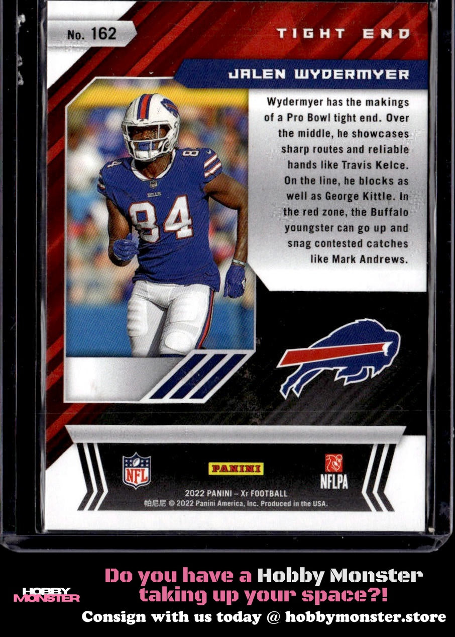 2022 Panini XR Jalen Wydermyer Orange Rookie #/99 Buffalo Bills