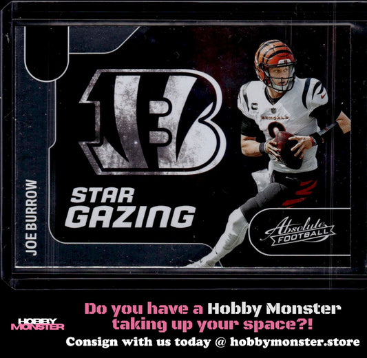 2022 Panini Absolute Joe Burrow Star Gazing Cincinnati Bengals