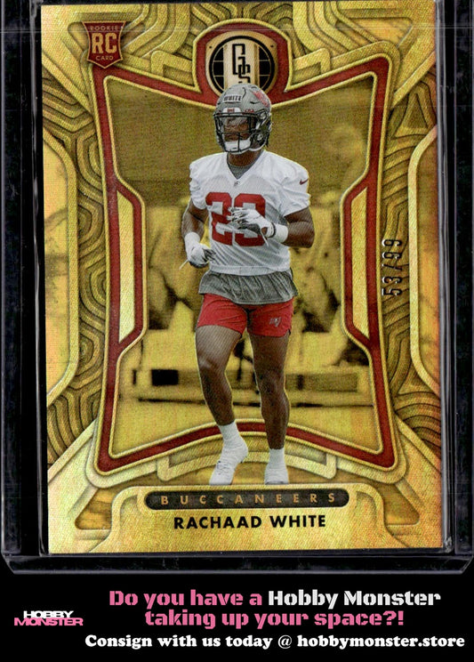 2022 Panini Gold Standard Rachaad White Rookie #/99 Tampa Bay Buccaneers