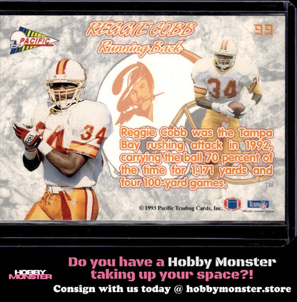 1993 Pacific Prisms Reggie Cobb Tampa Bay Buccaneers
