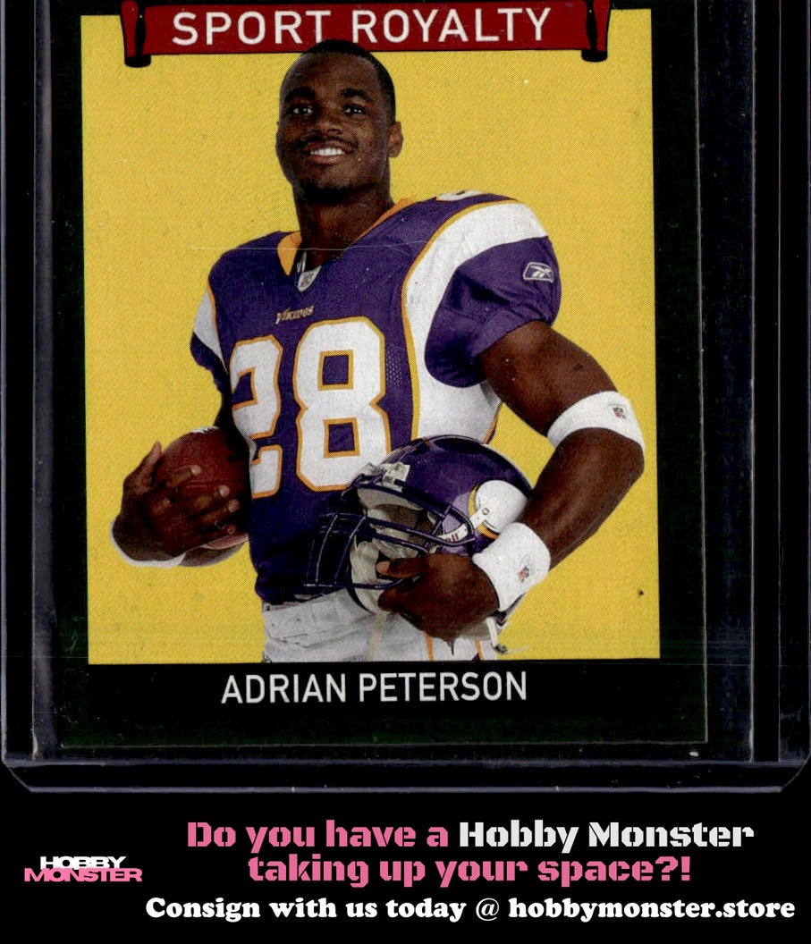 2009 Upper Deck Goudey Adrian Peterson Mini Green Minnesota Vikings