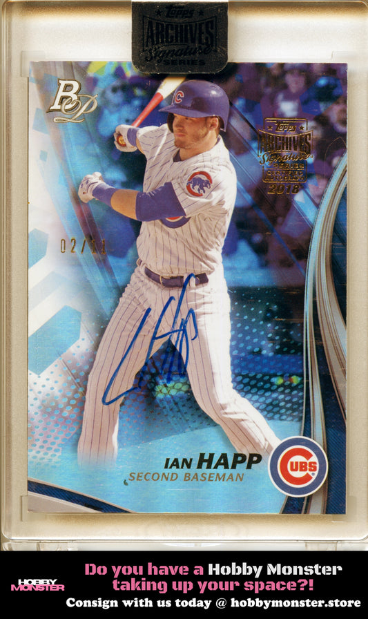 2018 Topps Archives Signature Ian Happ Auto #/11 Chicago Cubs