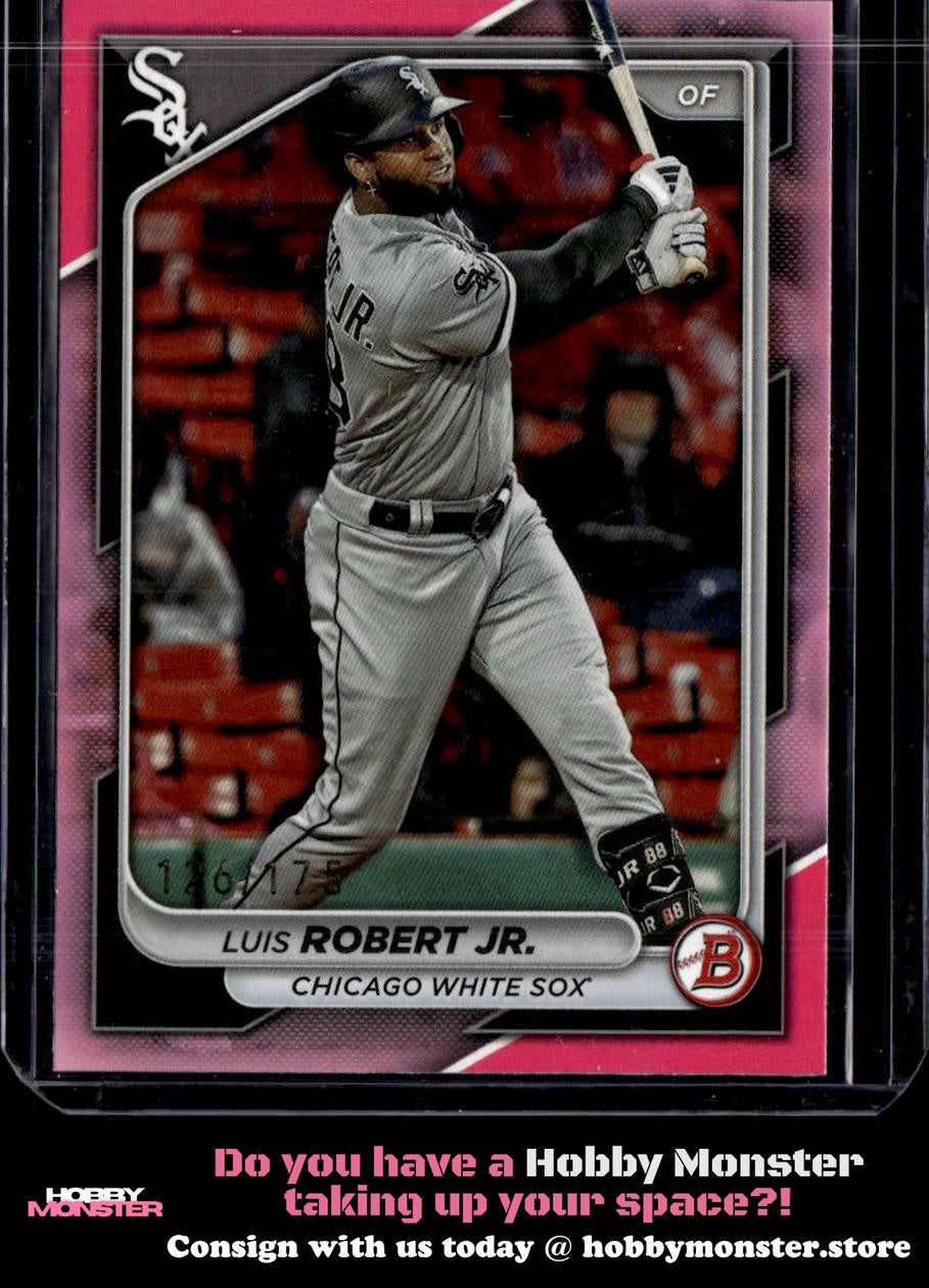 2024 Bowman Luis Robert Jr. Pink #/175 Chicago White Sox