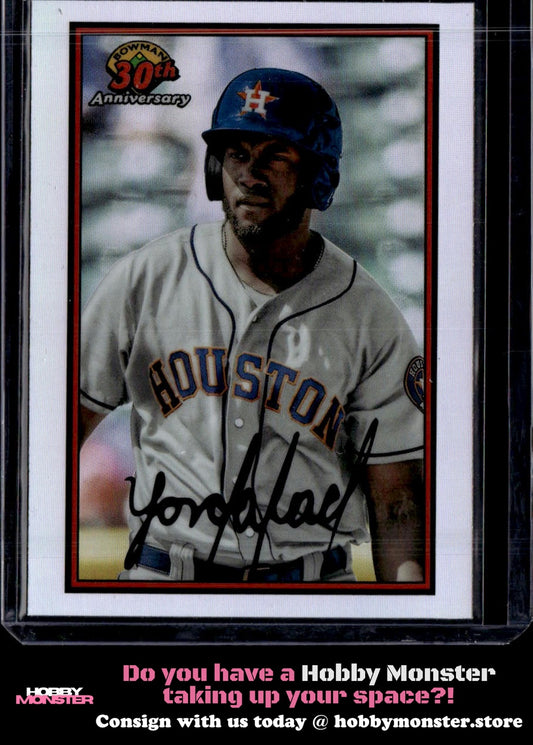 2019 Bowman Yordan Alvarez 30th Anniversary Bowman Houston Astros