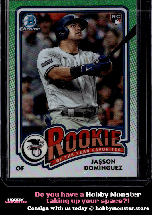 2024 Bowman Jasson Dominguez Rookie of the Year Favorites New York Yankees