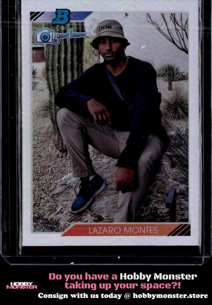 2023 Bowman's Best Lazaro Montes 1992 Bowman by Randy Johnson Seattle Mariners