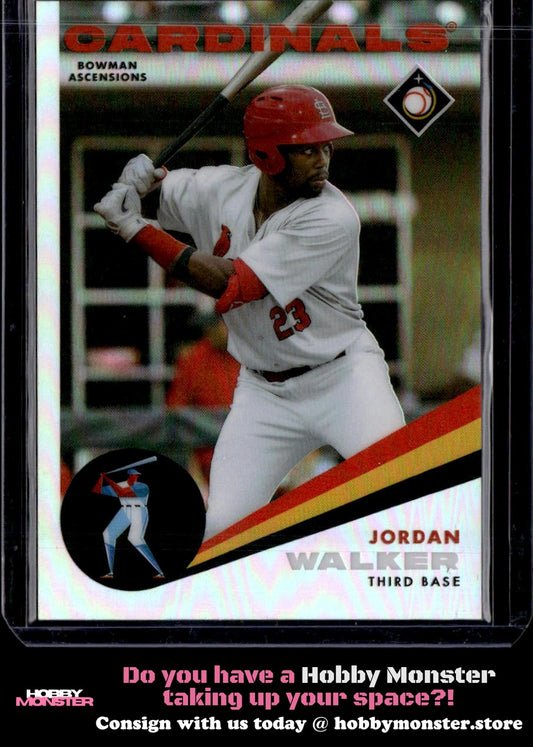 2022 Bowman Chrome Jordan Walker Bowman Ascensions St. Louis Cardinals
