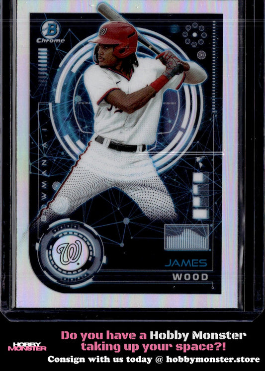 2024 Bowman James Wood Bowman A.I. Washington Nationals