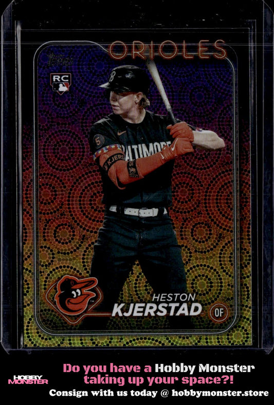 2024 Topps Heston Kjerstad Holiday Rookie Baltimore Orioles