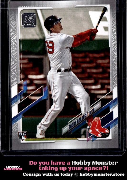 2021 Topps Bobby Dalbec 70th Anniversary Platinum #/70 Boston Red Sox