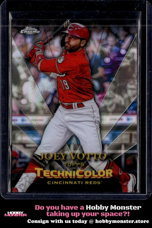 2023 Topps Chrome Joey Votto Topps in Technicolor Cincinnati Reds