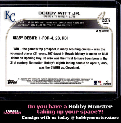 2022 Topps Chrome Update Bobby Witt Jr. Rookie Debut Kansas City Royals