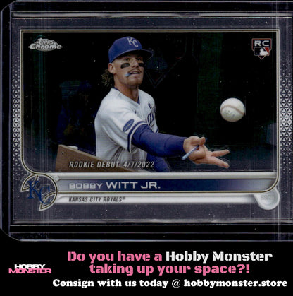 2022 Topps Chrome Update Bobby Witt Jr. Rookie Debut Kansas City Royals