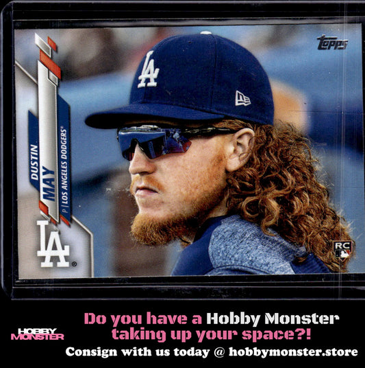 2020 Topps Dustin May SP Rookie Los Angeles Dodgers B