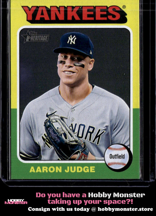 2024 Topps Heritage Aaron Judge No Signature SP New York Yankees