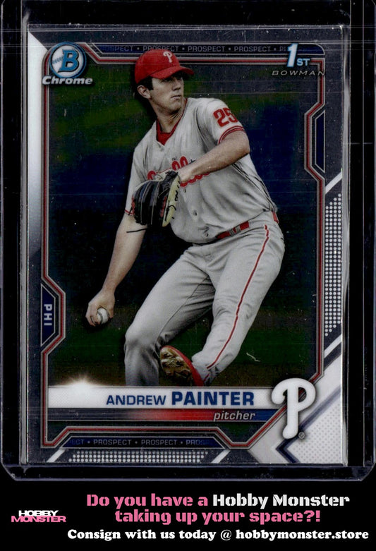 2021 Bowman Draft Andrew Painter Chrome Philadelphia Phillies