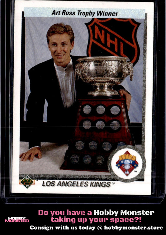 1990-91 Upper Deck French Wayne Gretzky Los Angeles Kings