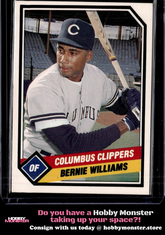 1989 CMC Columbus Clippers Bernie Williams Columbus Clippers