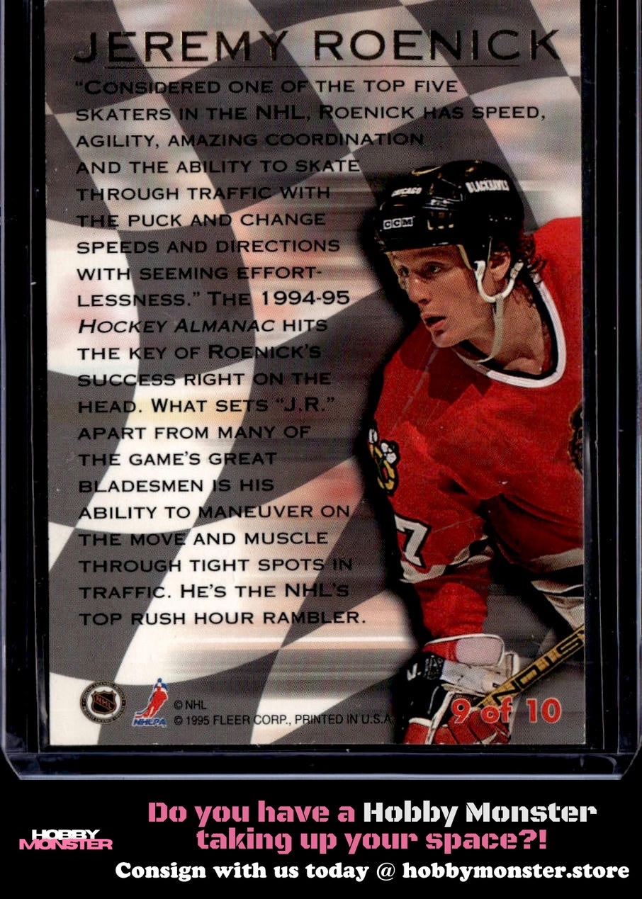 1994-95 Ultra Jeremy Roenick Speed Merchants Chicago Blackhawks