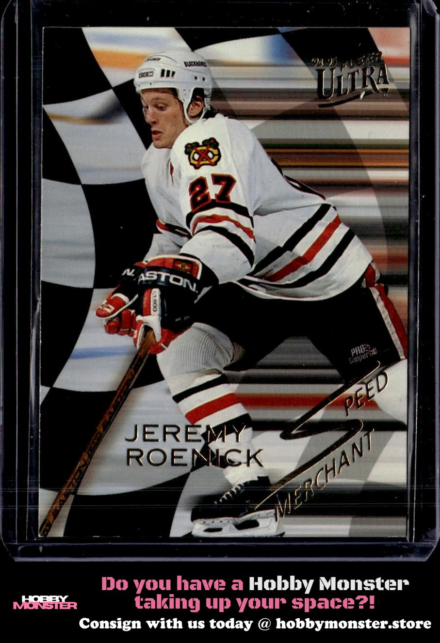 1994-95 Ultra Jeremy Roenick Speed Merchants Chicago Blackhawks