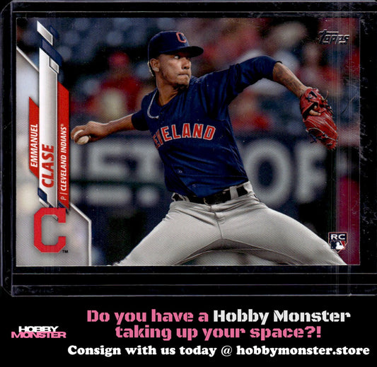 2020 Topps Emmanuel Clase Rookie Cleveland Indians
