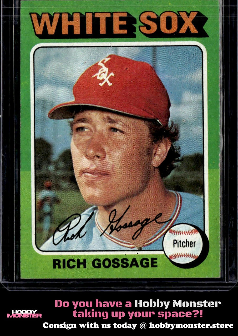 1975 Topps Rich Gossage Chicago White Sox