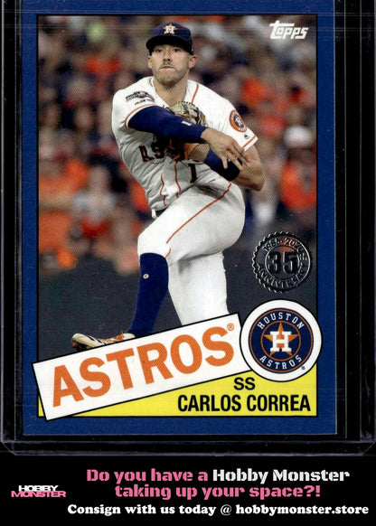 2020 Topps Carlos Correa 1985 Houston Astros
