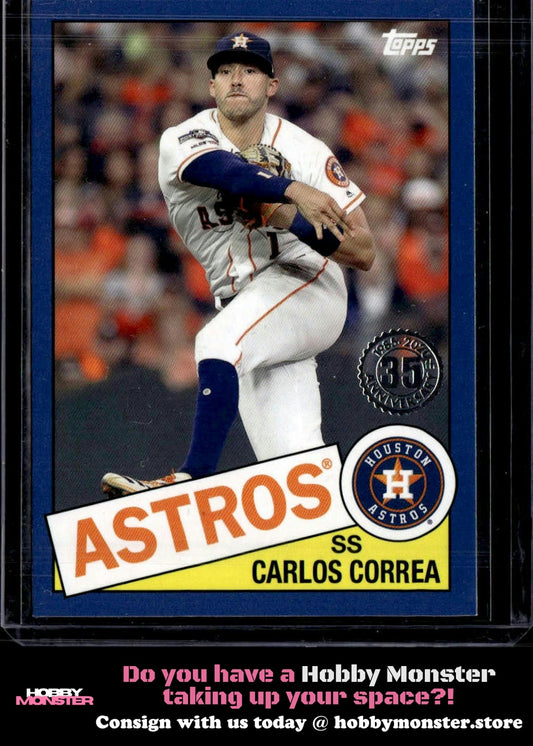 2020 Topps Carlos Correa 1985 Houston Astros