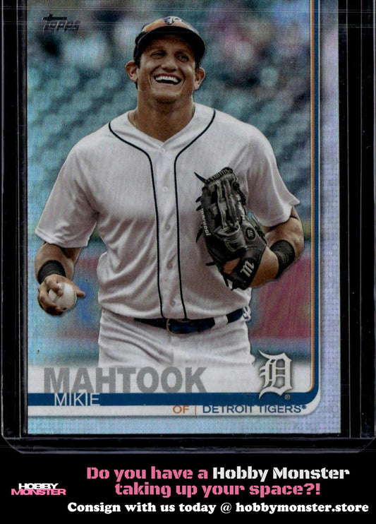 2019 Topps Mikie Mahtook Rainbow Foil Detroit Tigers