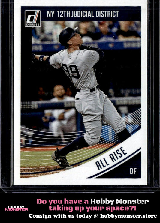 2018 Donruss Aaron Judge All Rise New York Yankees