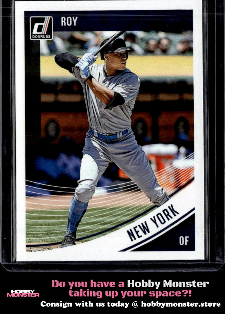2018 Donruss Aaron Judge ROY New York Yankees