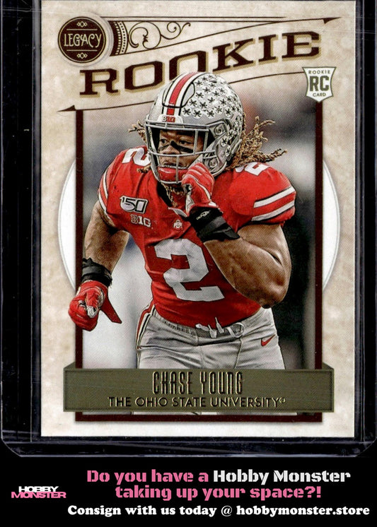 2020 Panini Legacy Chase Young Rookie Ohio State Buckeyes
