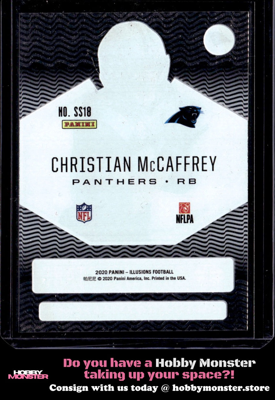 2020 Panini Illusions Christian McCaffrey Shining Stars Carolina Panthers