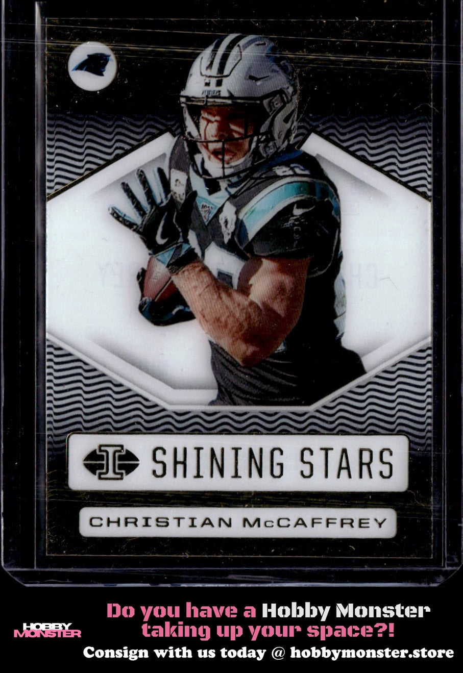 2020 Panini Illusions Christian McCaffrey Shining Stars Carolina Panthers