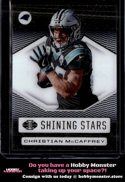 2020 Panini Illusions Christian McCaffrey Shining Stars Carolina Panthers