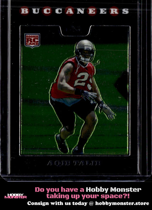 2008 Topps Chrome Aqib Talib Rookie Tampa Bay Buccaneers