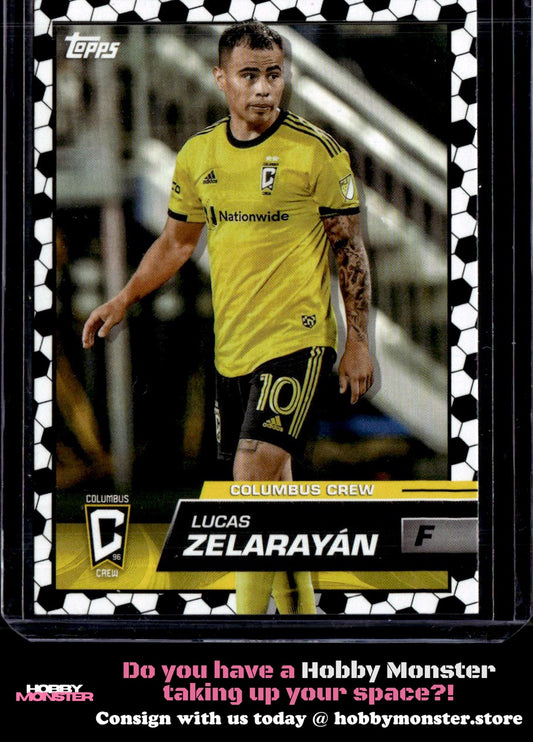 2023 Topps MLS Lucas Zelarayán Soccer Tile Columbus Crew