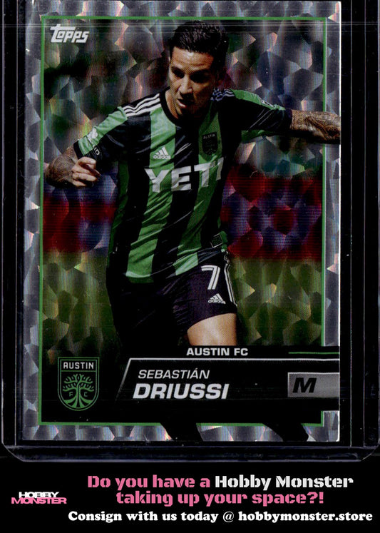 2023 Topps MLS Sebastián Driussi Icy White Foil Austin FC