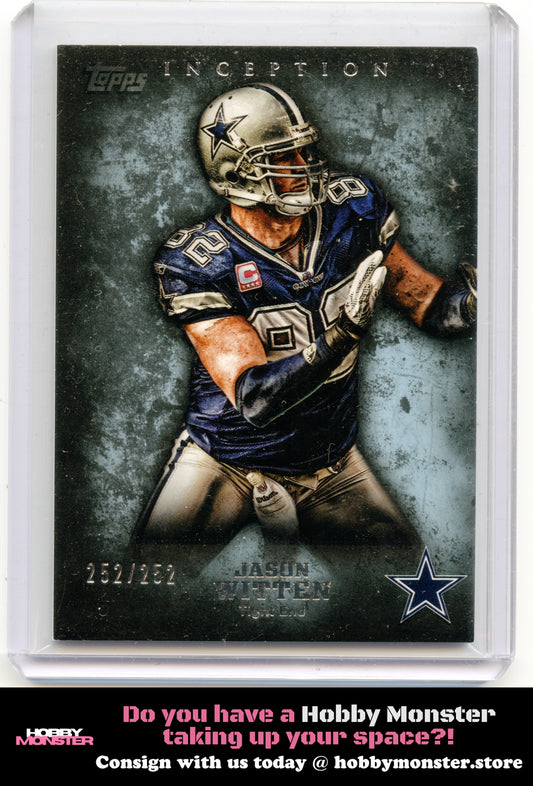 2012 Topps Inception Jason Witten Blue #/252 Dallas Cowboys
